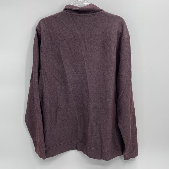 PERRY ELLIS Mens Sweater Size XXL Lightweight Jersey Full Zip Stretch Pockets - Picture 2 of 5